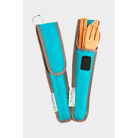 Limited Edition Bamboo Utensil Kit | Teal Limited Stock