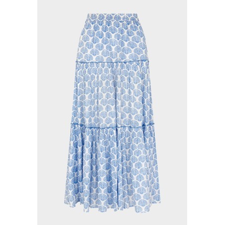 Limited Edition Bea Organic Cotton Skirt | Shell Marina Blue Just Launched