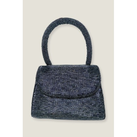 Limited Edition Beaded Handbag | Navy/Bullet Just In