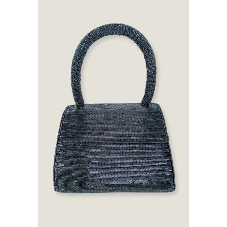 Limited Edition Beaded Handbag | Navy/Bullet Just In