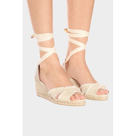 Limited Edition Bluma Canvas Wedge Espadrilles | Ivory Just Launched