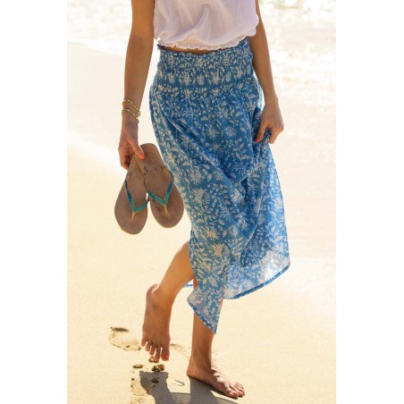 Limited Edition Brady Skirt | Marigold Blue/White New Release