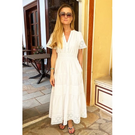 Limited Edition Broderie Sienna Dress | Ivory Just In