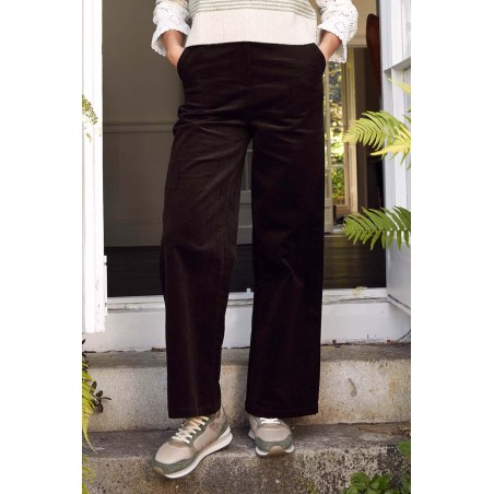 Limited Edition Brooke Stretch Corduroy Trouser | Chocolate In Stock