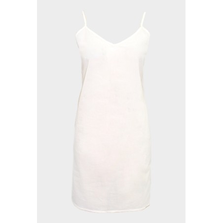 Limited Edition Cami V Midi Slip Dress | White New Collection