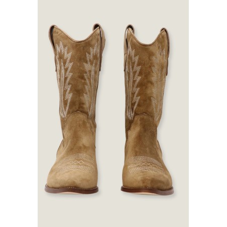 Limited Edition Camilla Cowboy Boots | Camel New Stock