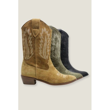 Limited Edition Camilla Cowboy Boots | Camel New Stock